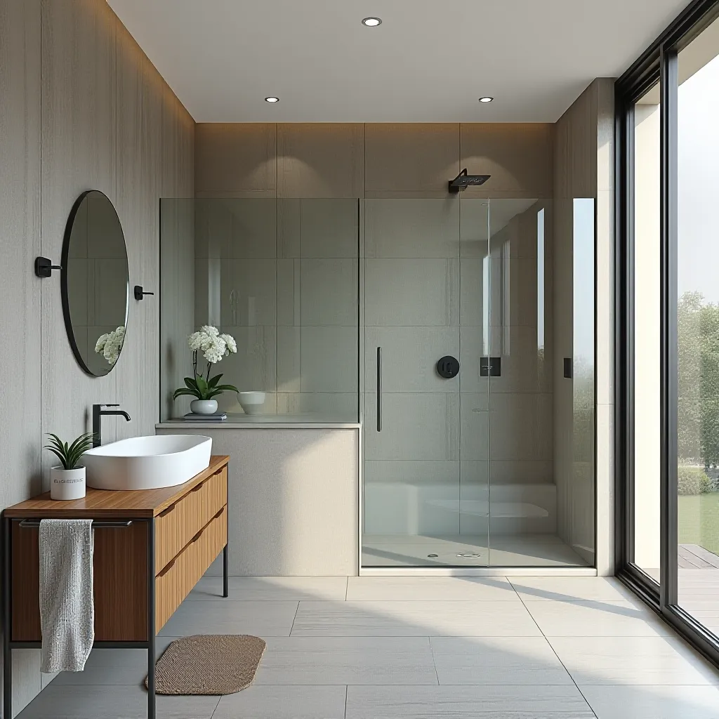 Glass Partitions Bathroom