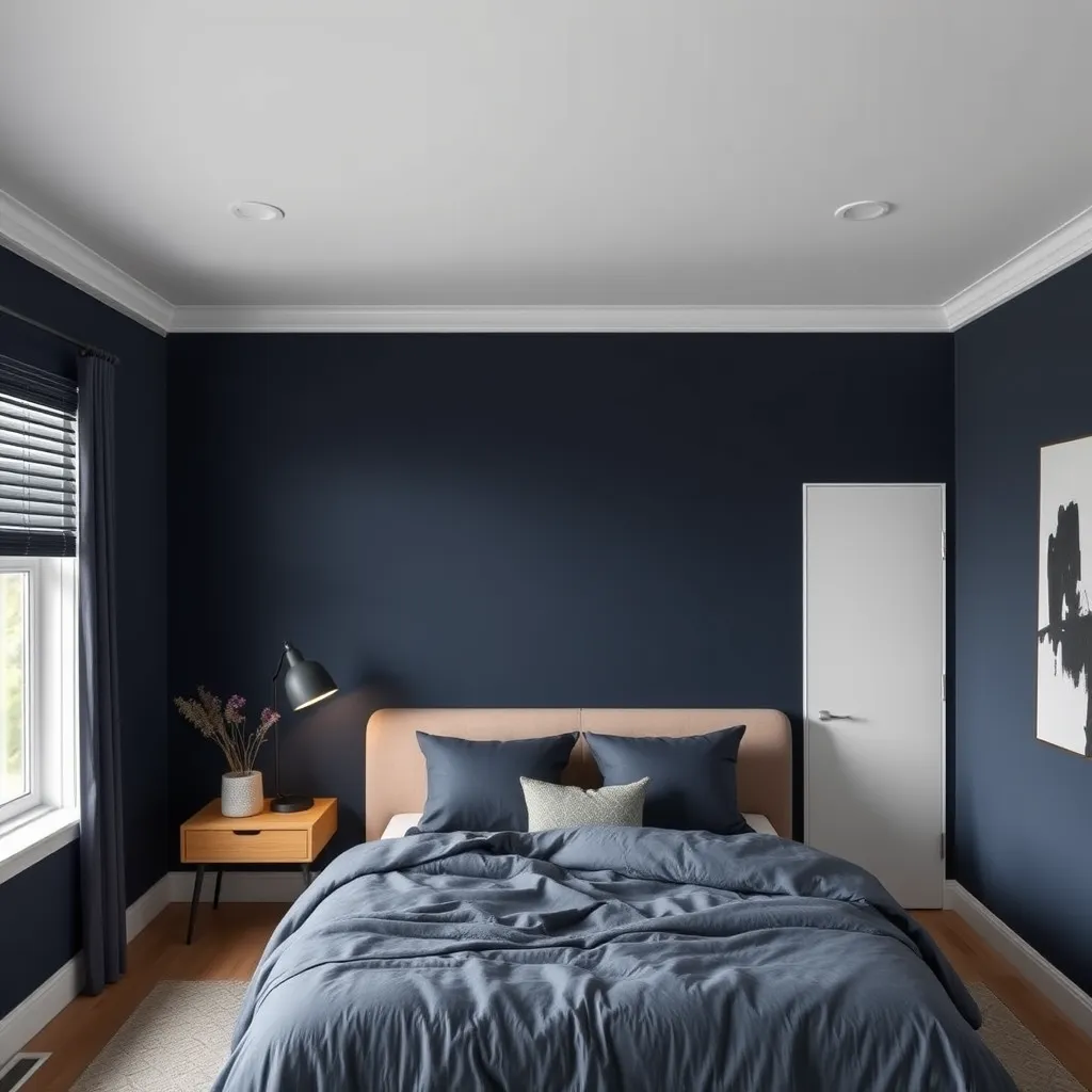 Navy bedroom color