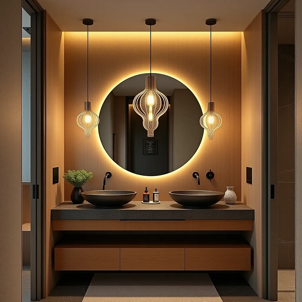Pendant lights Bathroom