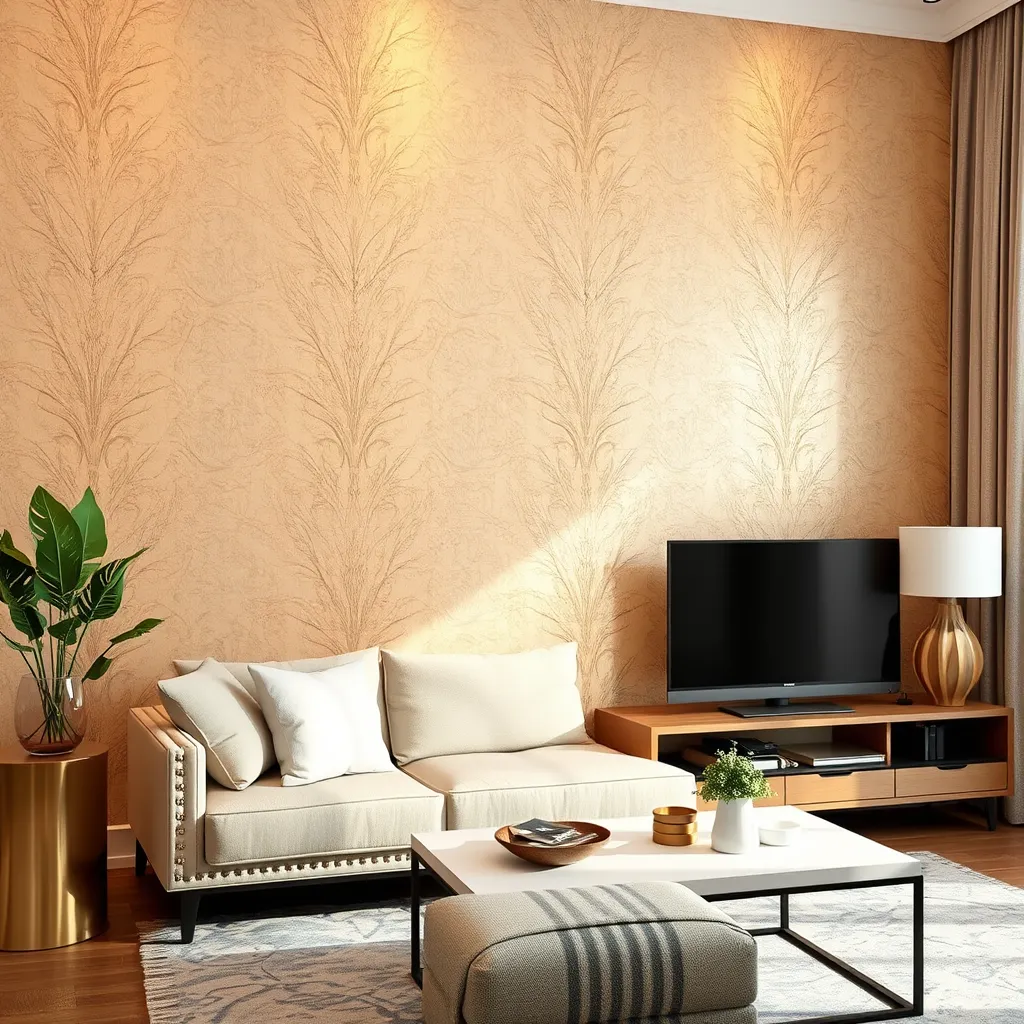 Copper tones wallpaper