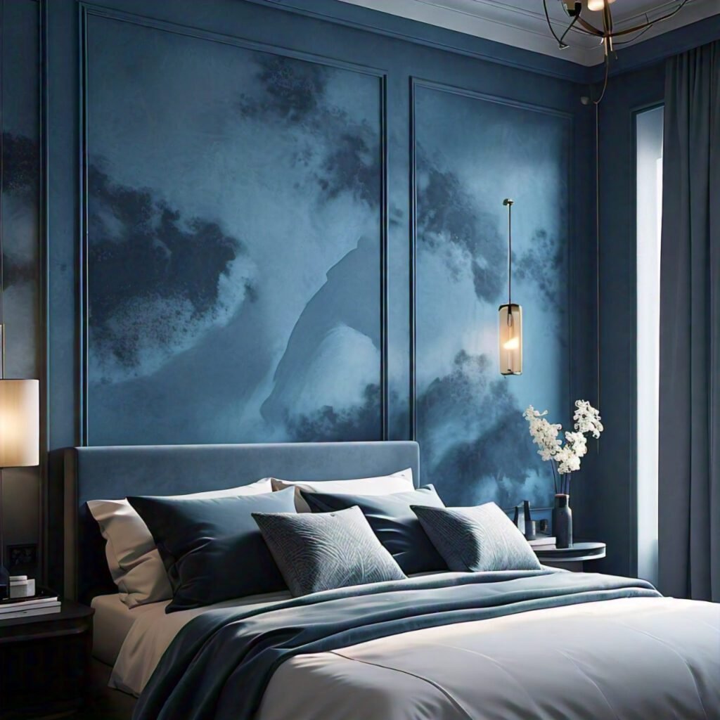 Shades of blue Bedroom