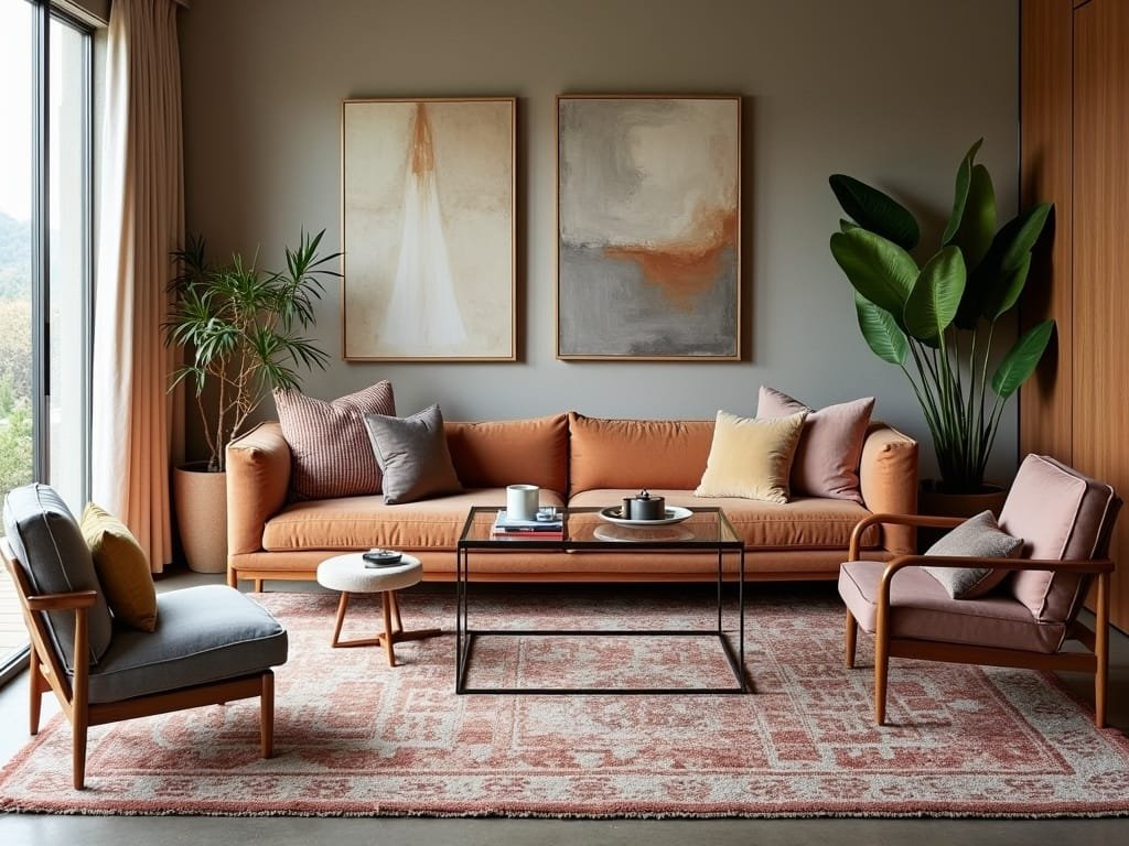 Statement Rugs and Textures