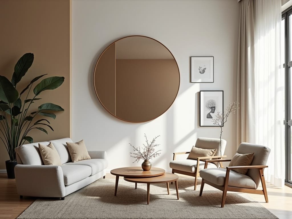 Wall Art and Oversized Mirrors