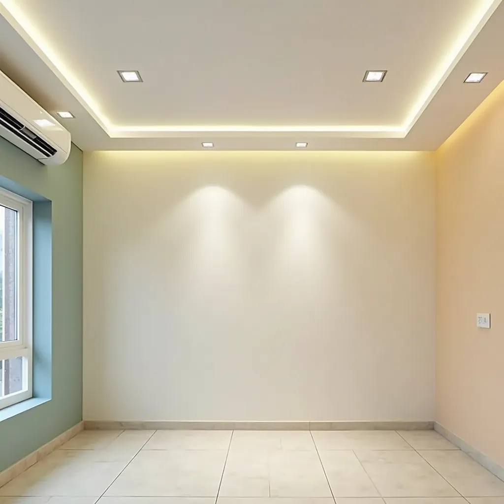False Ceiling with Lighting