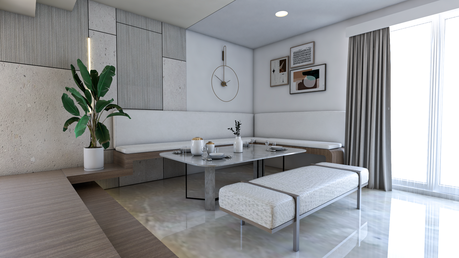 STAIRCASE SITTING AREA
