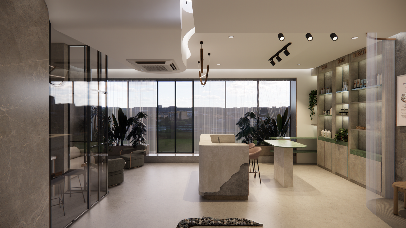 entrance view reception modified